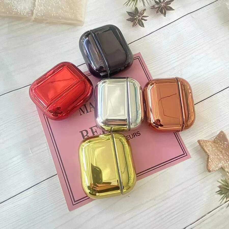 Apple Airpods 3. Nesil Kılıf Zore Airbag 08 Silikon Kırmızı