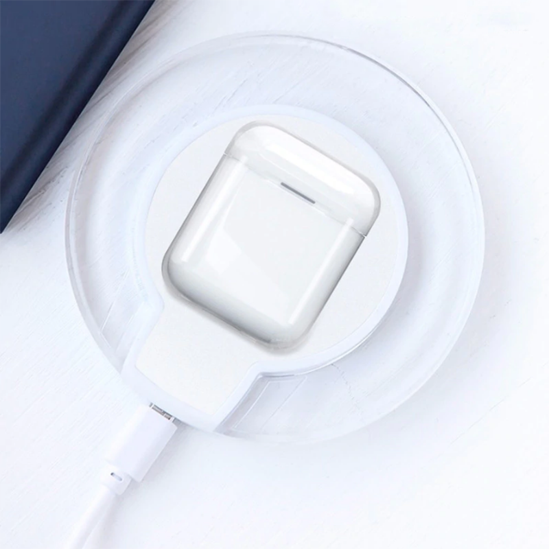 Apple Airpods Kılıf Şeffaf Sert Kristal Zore Airbag 14 Kılıf Renksiz