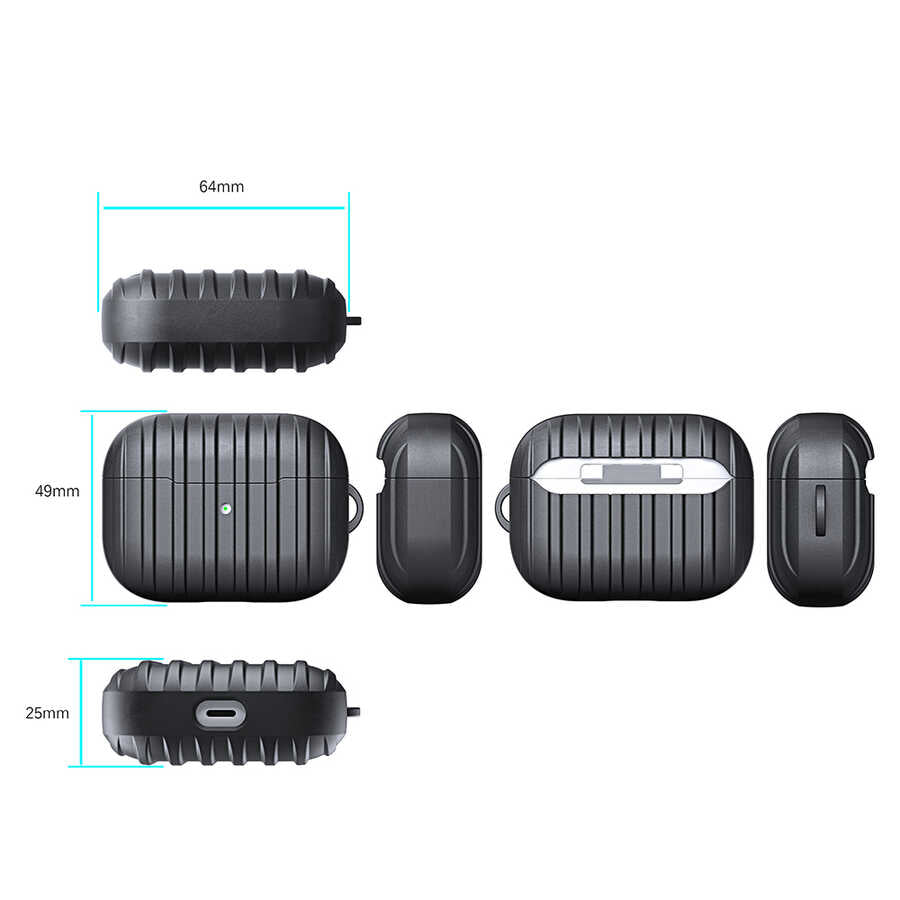 Apple Airpods Pro Zore Airbag 21 Kılıf Siyah