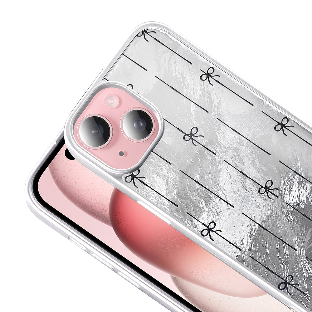 Apple iPhone 13 Kılıf Desenli Zore Mep Kapak Gold Leopar