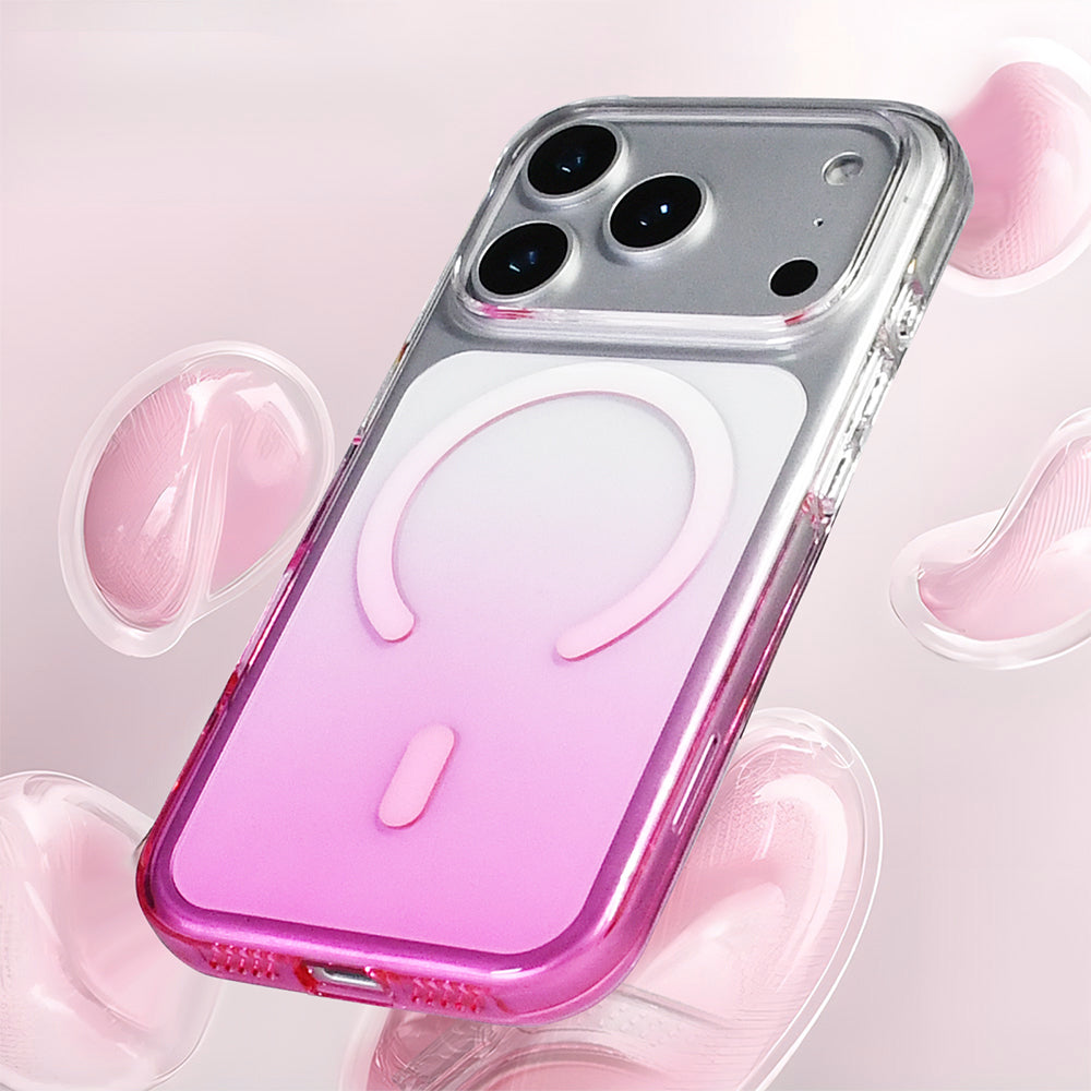 Apple iPhone 17 Pro Max Kılıf M-Safe Şarj Özellikli Zore Septik Silikon Kapak Turuncu