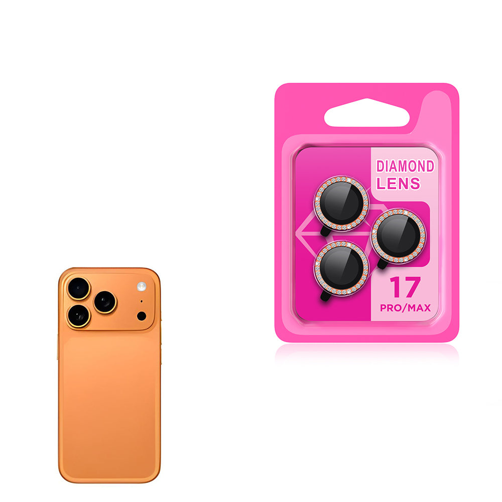 Apple iPhone 17 Pro Zore CL-06 Kamera Lens Koruyucu Titanyum-Gümüş