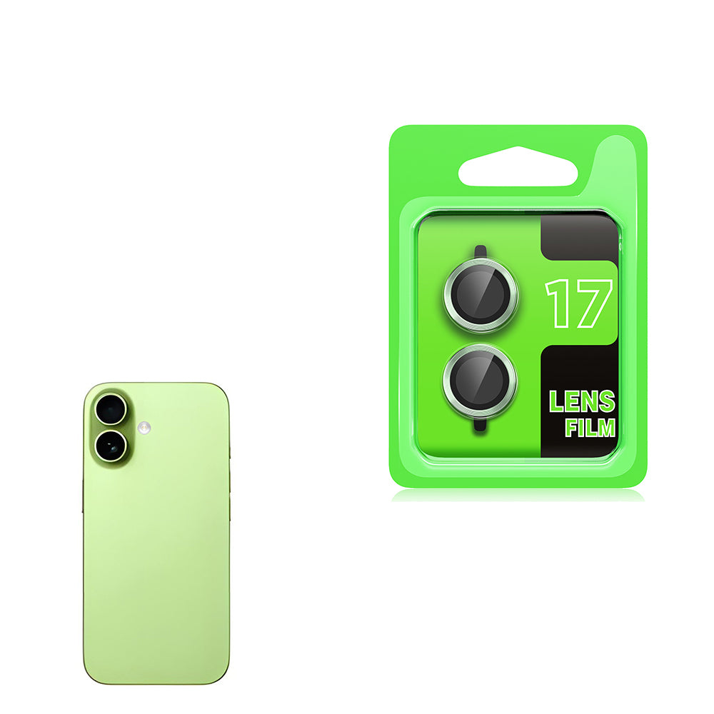 Apple iPhone 17 Zore CL-07 Kamera Lens Koruyucu Gri