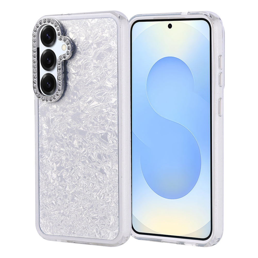 Galaxy S24 Plus Kılıf Taşlı Tasarımlı Zore Kapi Kapak Lila