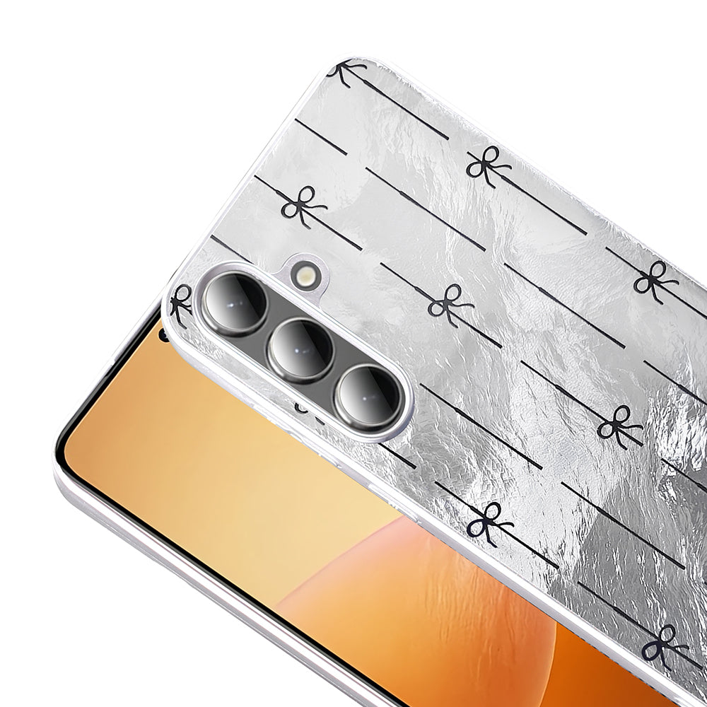 Galaxy S25 Kılıf Desenli Zore Mep Kapak İncili Fiyonk