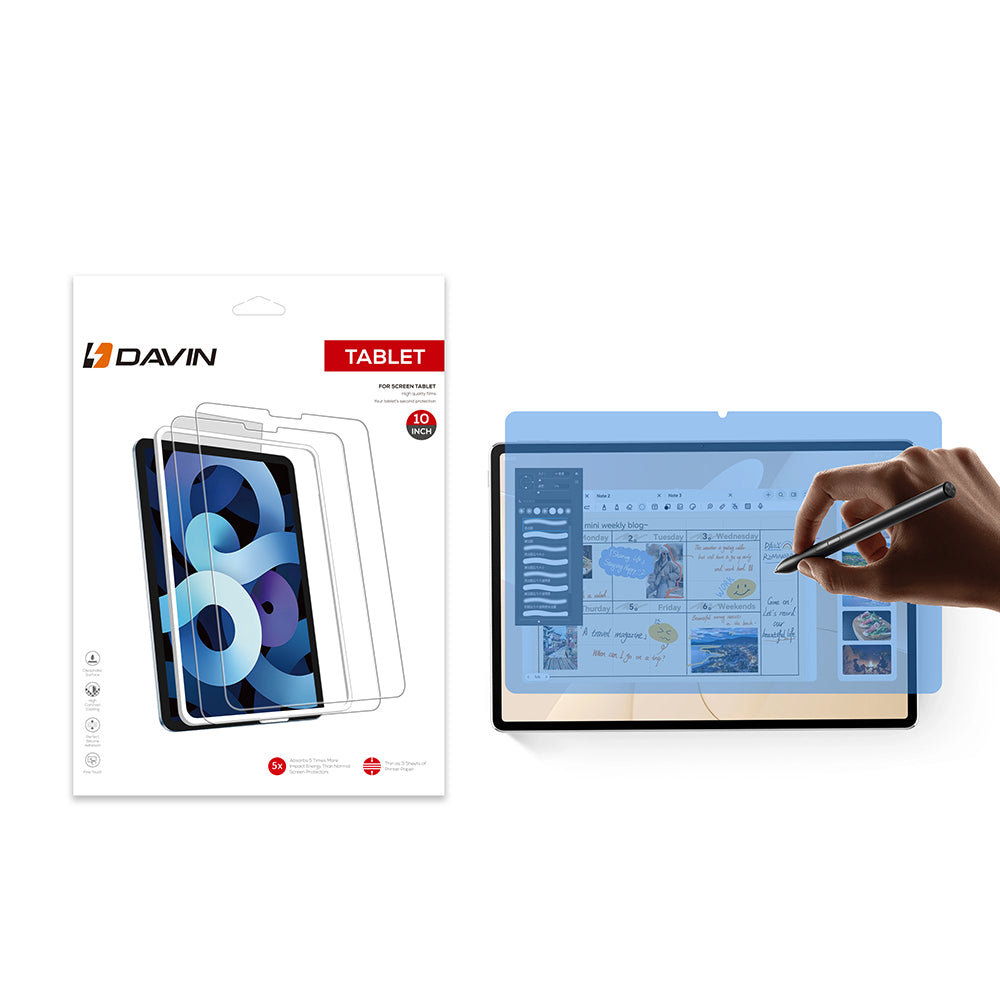 Huawei MatePad 12X Kağıt Hisli Mat Davin Paper Like Tablet Ekran Koruyucu Şeffaf