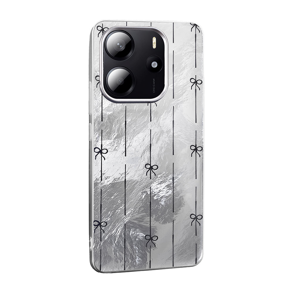 Xiaomi Redmi Note 14 4G Kılıf Desenli Zore Mep Kapak Gold Leopar