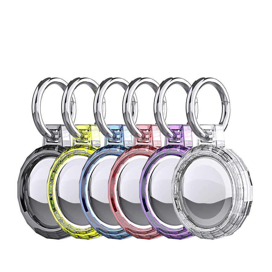 Zore Airtag 04 Silikon Anahtarlık Siyah