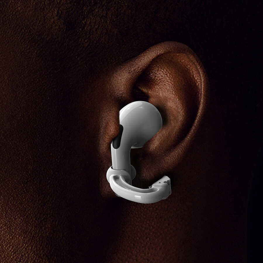 Airpods Zore Earhook Kulaklık Tutucu Aparat Füme
