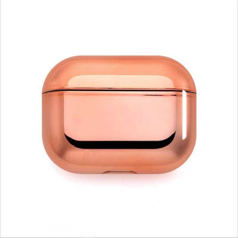 Apple Airpods 3. Nesil Kılıf Zore Airbag 08 Silikon Rose Gold