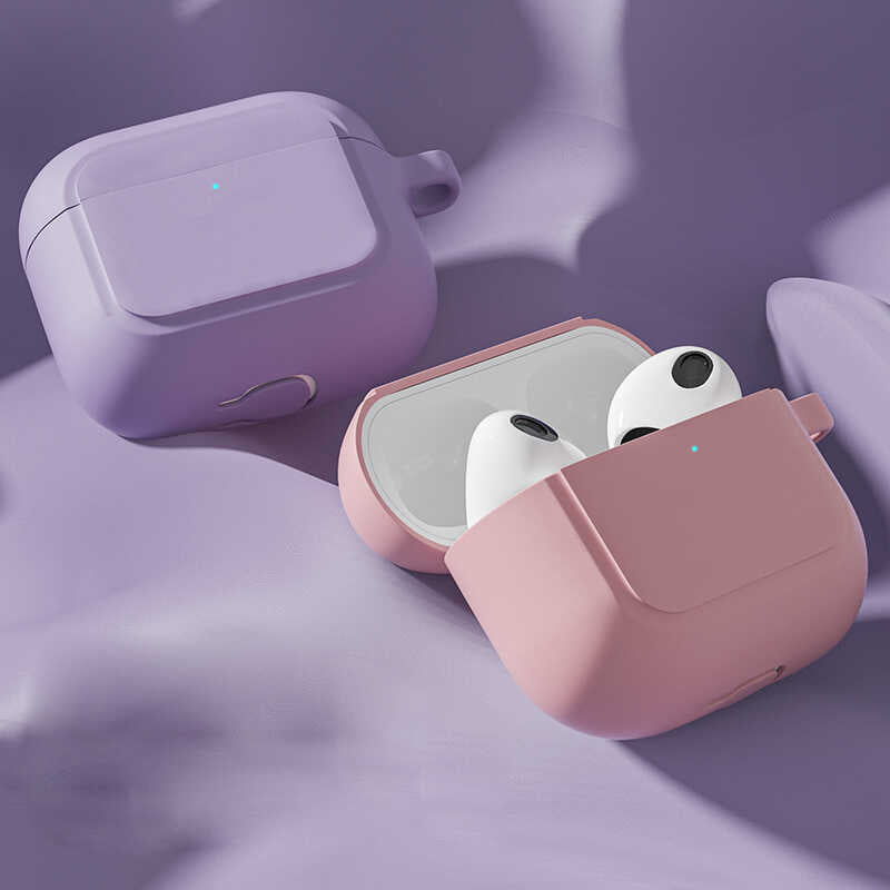 Apple Airpods 3. Nesil Kılıf Zore Airbag 23 Kılıf Siyah