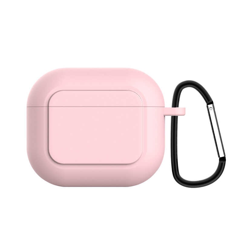 Apple Airpods 3. Nesil Kılıf Zore Airbag 23 Kılıf Pembe Açık