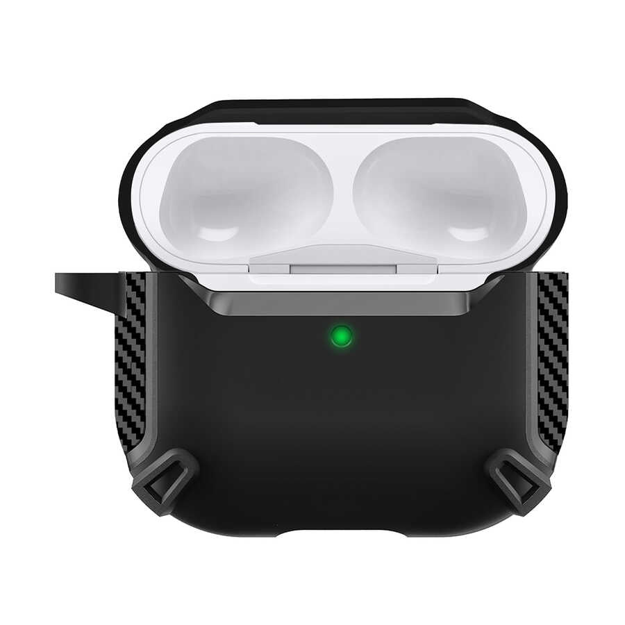 Apple Airpods 3. Nesil Kılıf Zore Airbag 26 Silikon Koyu Yeşil