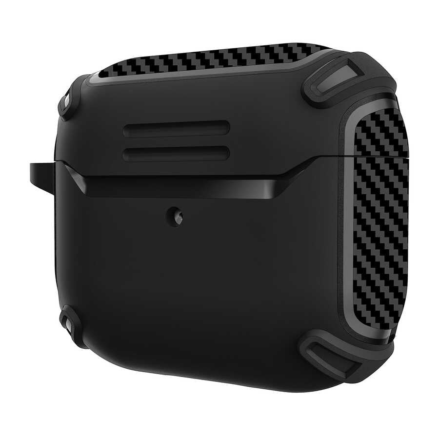 Apple Airpods 3. Nesil Kılıf Zore Airbag 26 Silikon Lacivert