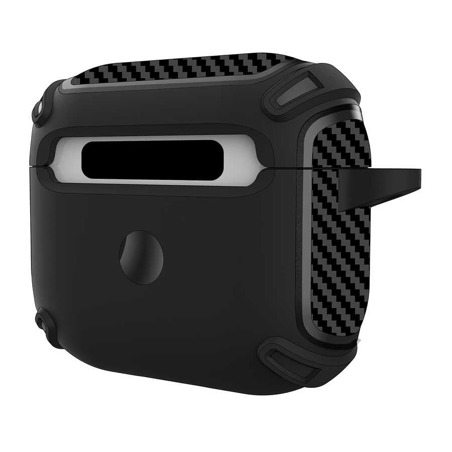 Apple Airpods 3. Nesil Kılıf Zore Airbag 26 Silikon Lacivert