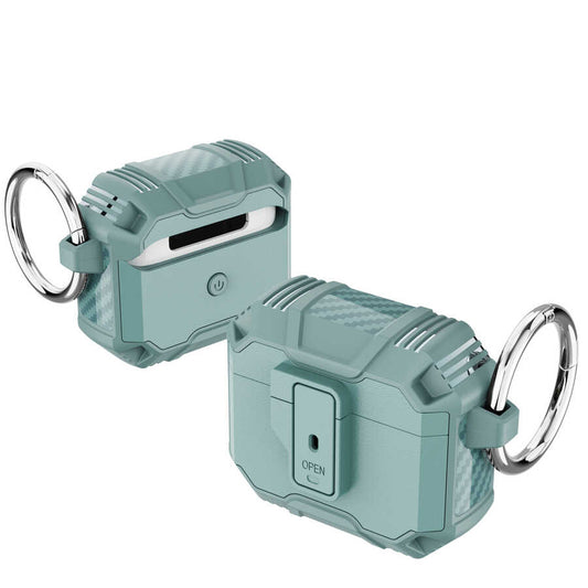 Apple Airpods 3. Nesil Kılıf Zore Airbag 27 Silikon Yeşil