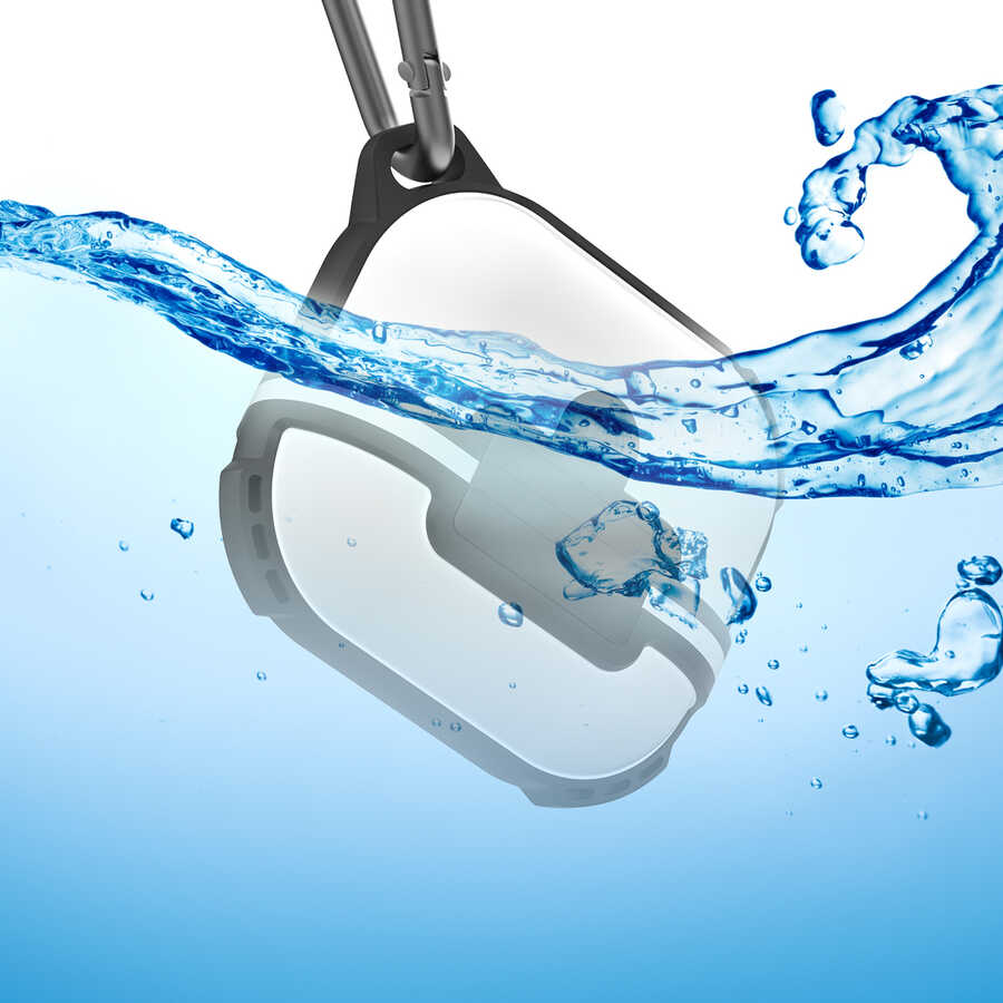 Apple Airpods 3. Nesil Zore Airbag 16 Silikon 1-1 Su Geçirmez Kılıf Siyah