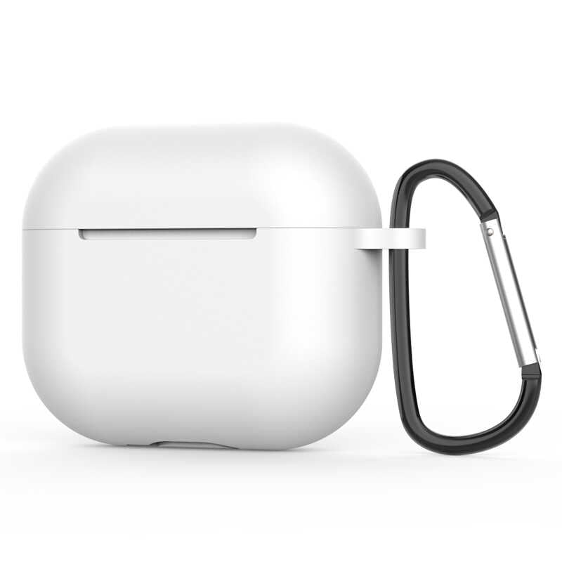 Apple Airpods 3. Nesil Zore Airbag 28 Silikon Kılıf Beyaz