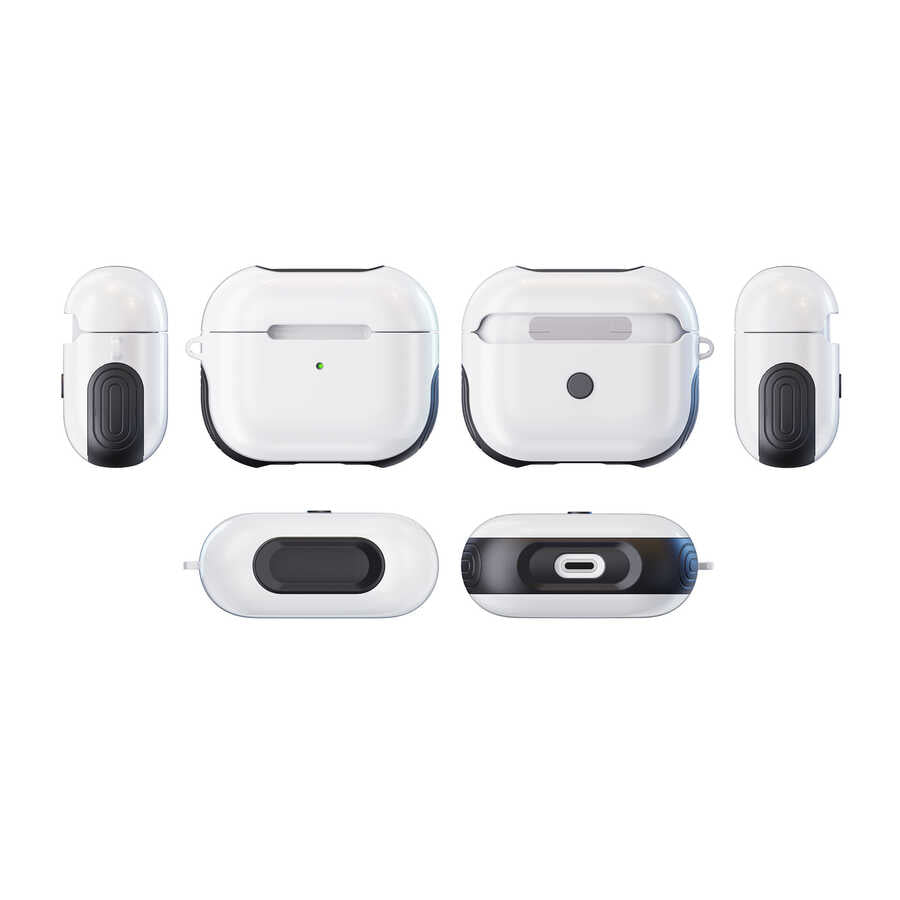 Apple Airpods 3. Nesil Kılıf Zore Shockproof Silikon Sarı