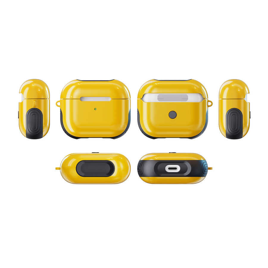 Apple Airpods 3. Nesil Kılıf Zore Shockproof Silikon Beyaz