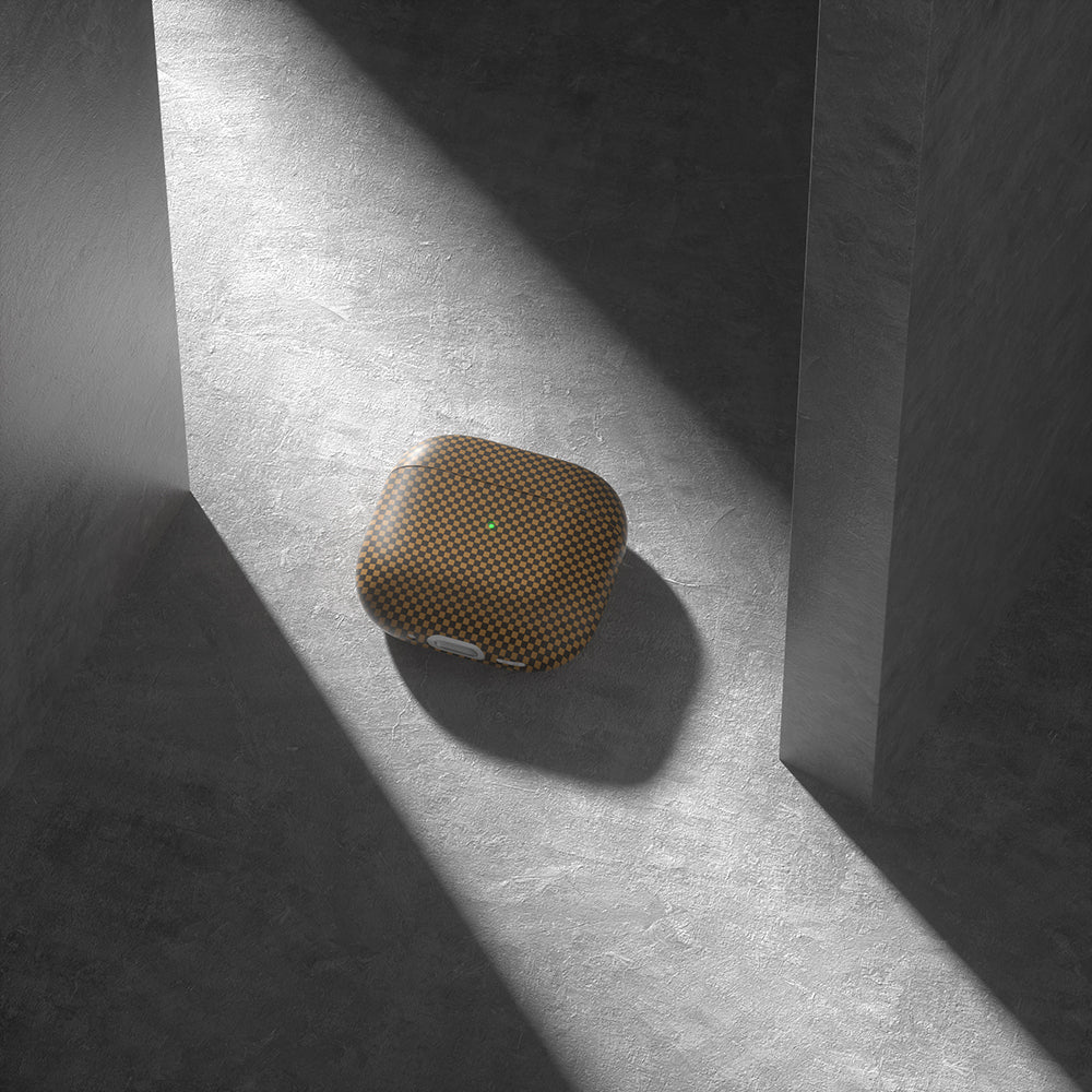 Apple Airpods 4 Zore Airbag 43 600D Karbon Fiber Kulaklık Kılıfı Siyah