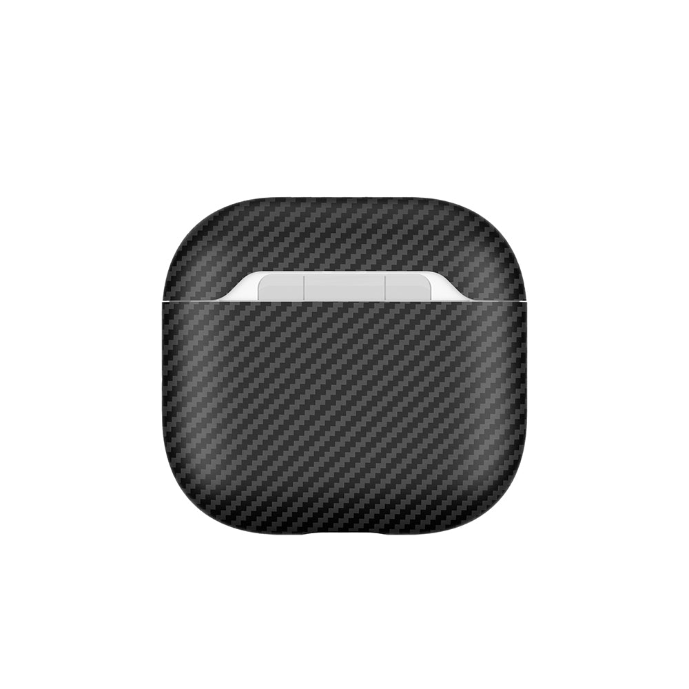 Apple Airpods 4 Zore Airbag 43 600D Karbon Fiber Kulaklık Kılıfı Siyah