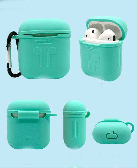 Apple Airpods Zore Askılı Silikon Siyah