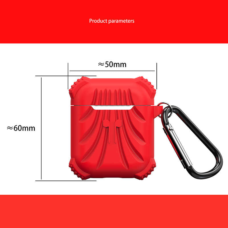 Apple Airpods Kılıf Zore Airbag 01 Silikon Siyah