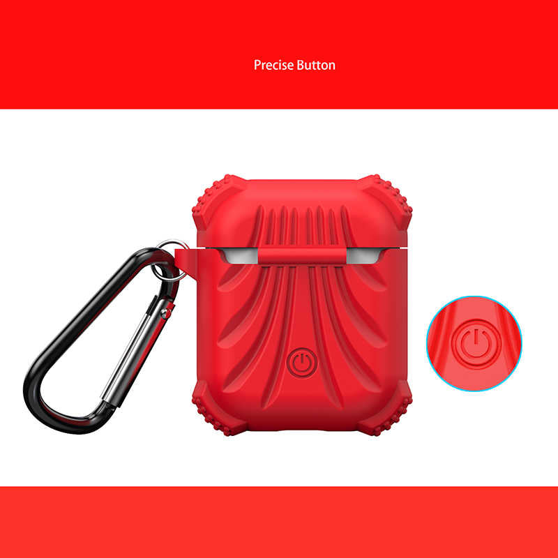 Apple Airpods Kılıf Zore Airbag 01 Silikon Siyah