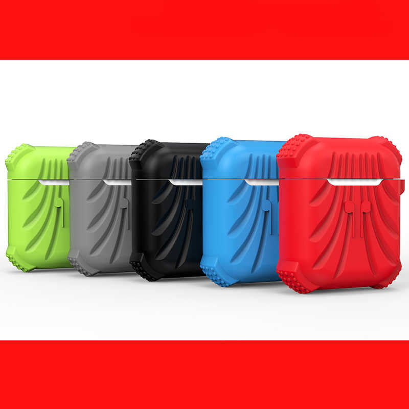 Apple Airpods Kılıf Zore Airbag 01 Silikon Yeşil