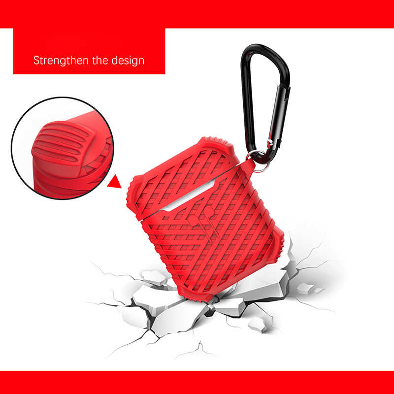 Apple Airpods Kılıf Zore Airbag 02 Silikon Gri