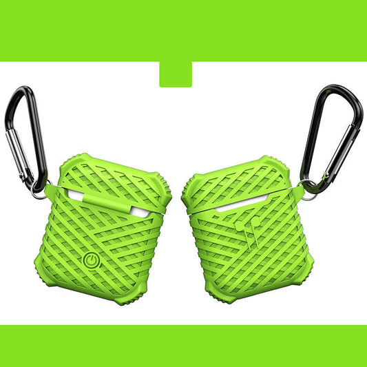 Apple Airpods Kılıf Zore Airbag 02 Silikon Yeşil