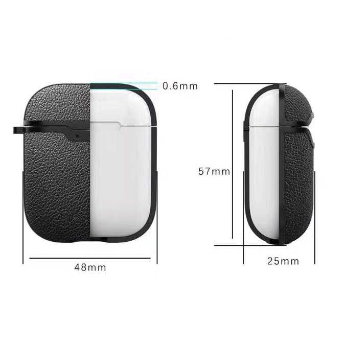 Apple Airpods Kılıf Zore Airbag 03 Silikon Siyah