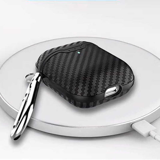 Apple Airpods Kılıf Zore Airbag 04 Silikon Siyah