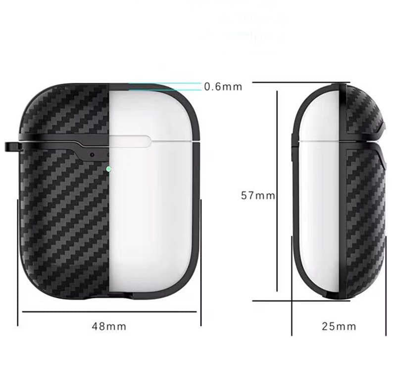 Apple Airpods Kılıf Zore Airbag 04 Silikon Kahverengi