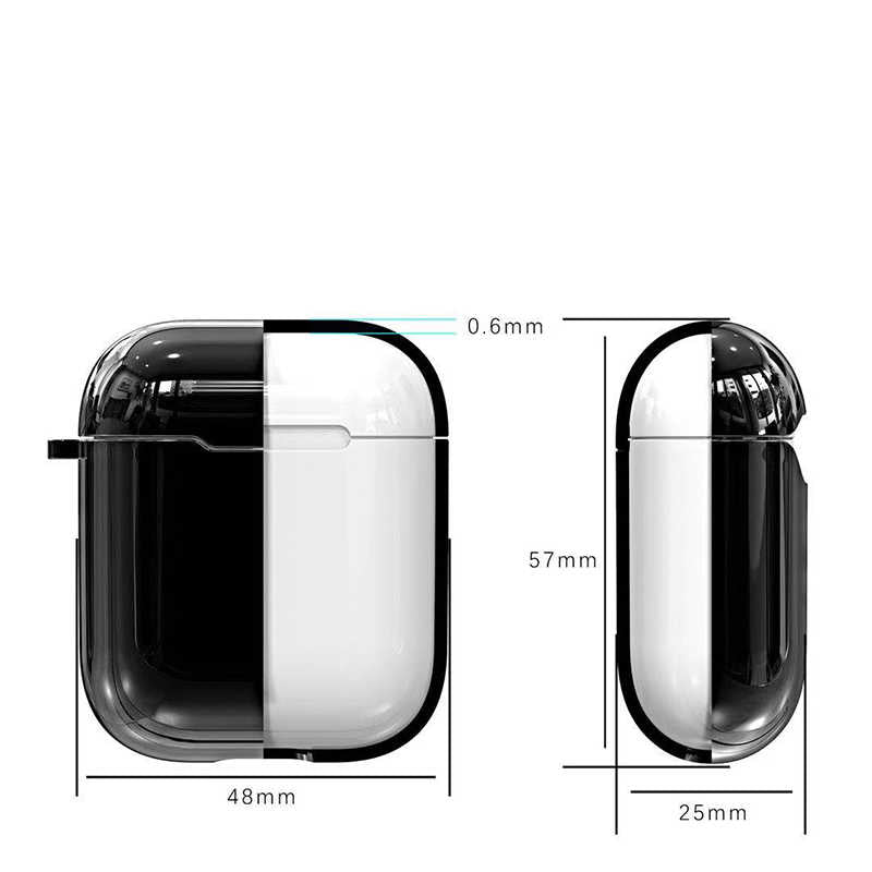 Apple Airpods Kılıf Zore Airbag 08 Silikon Kırmızı
