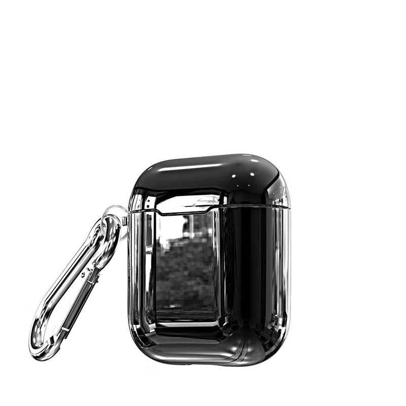 Apple Airpods Kılıf Zore Airbag 08 Silikon Siyah