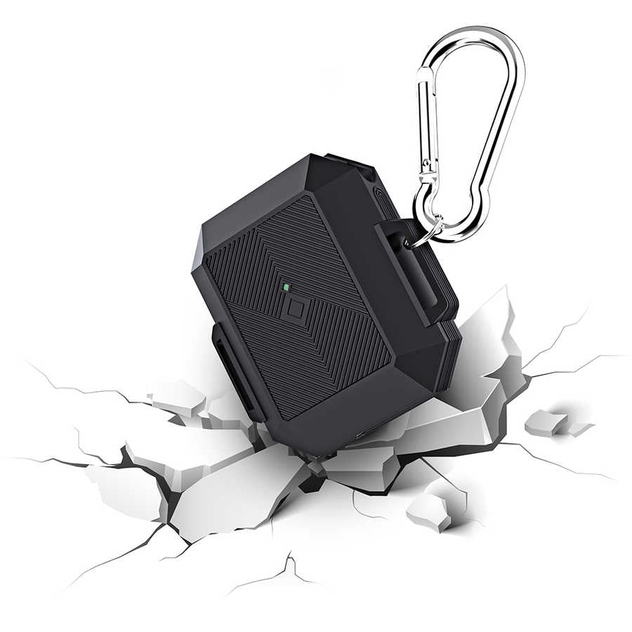 Apple Airpods Kılıf Zore Airbag 09 Silikon Lacivert