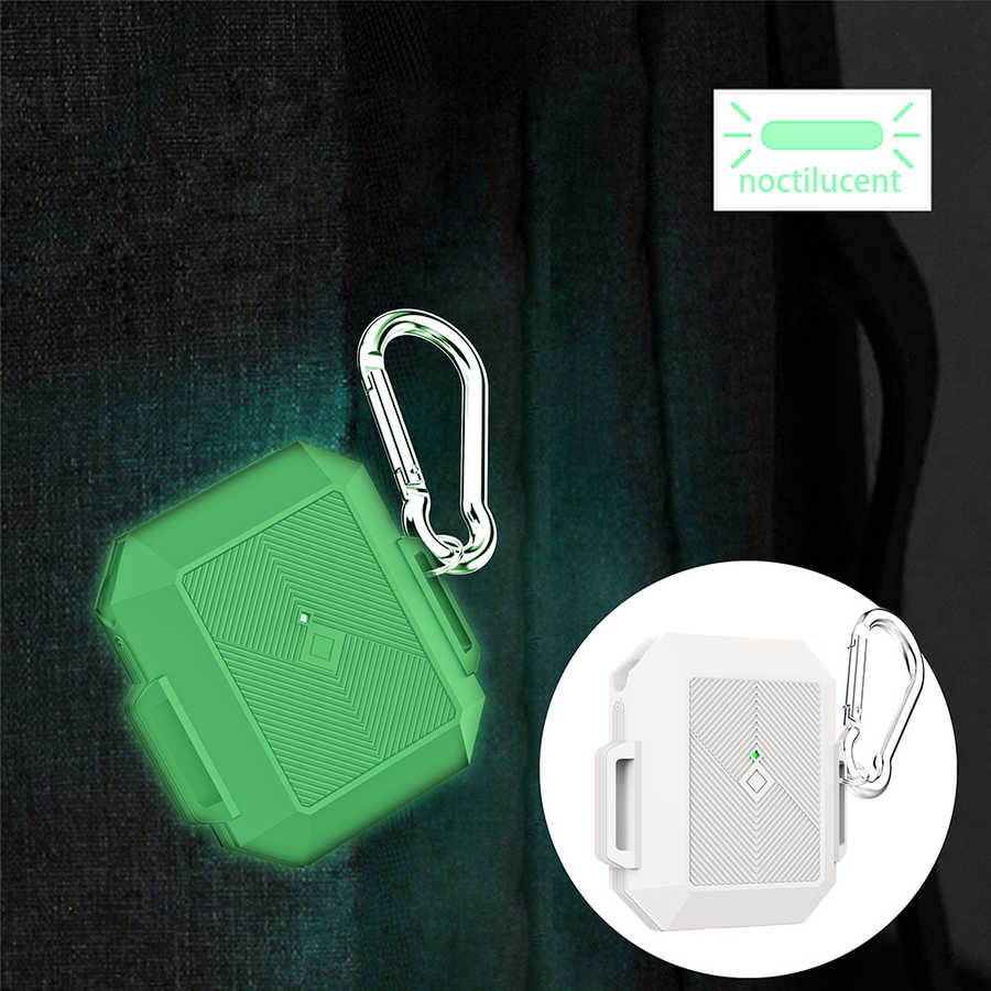 Apple Airpods Kılıf Zore Airbag 09 Silikon Yeşil