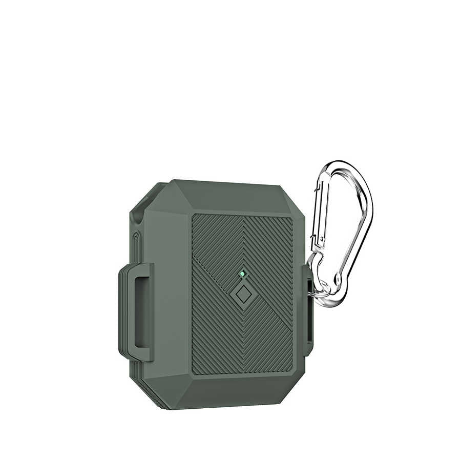 Apple Airpods Kılıf Zore Airbag 09 Silikon Yeşil