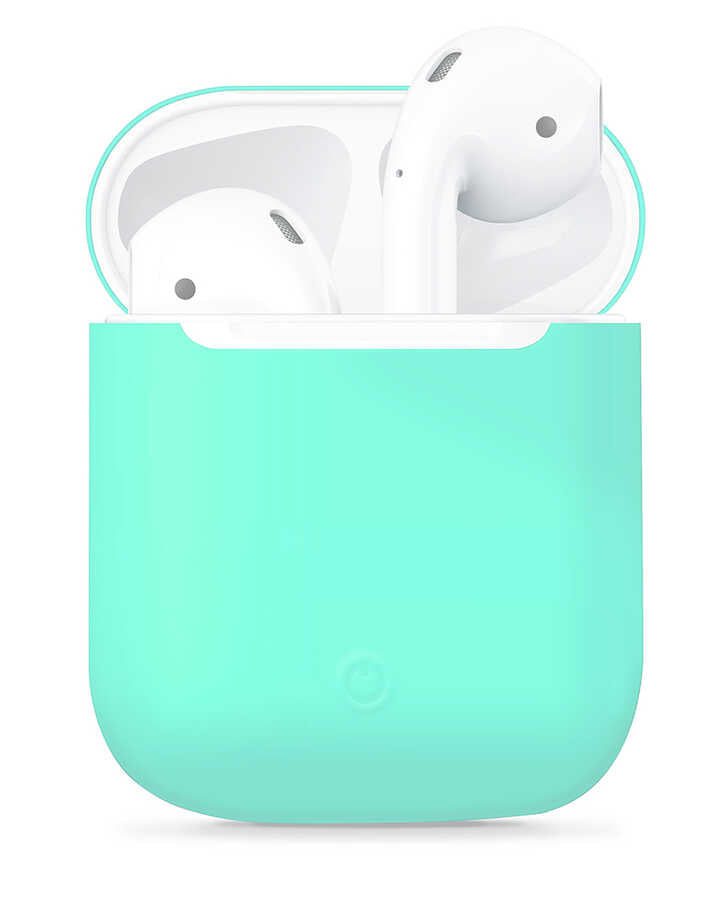 Apple Airpods Kılıf Zore Airbag 13 Silikon Gri