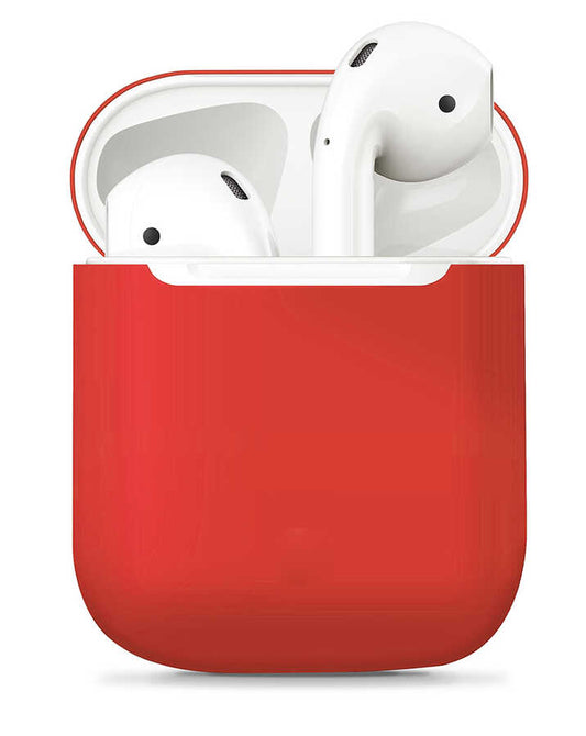 Apple Airpods Kılıf Zore Airbag 13 Silikon Kırmızı