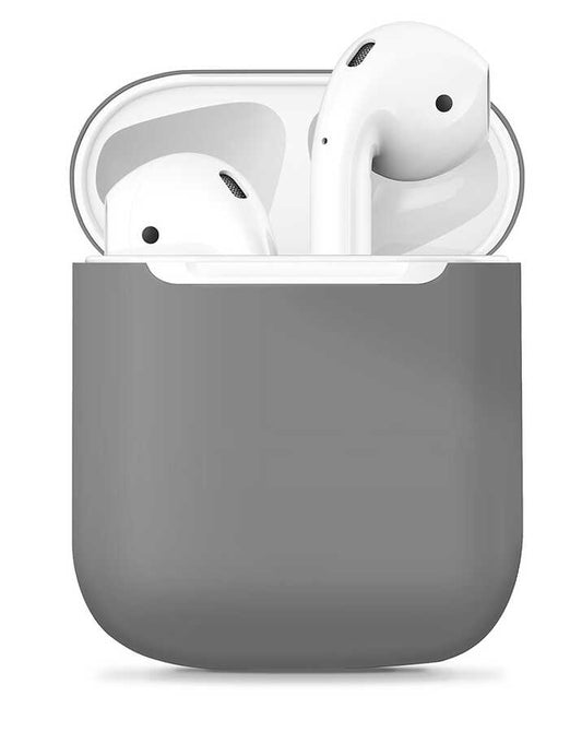 Apple Airpods Kılıf Zore Airbag 13 Silikon Gri