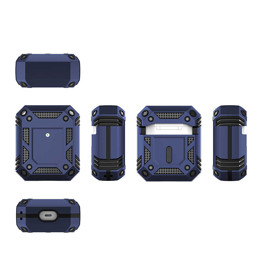 Apple Airpods Kılıf Zore Airbag 15 Kılıf Siyah