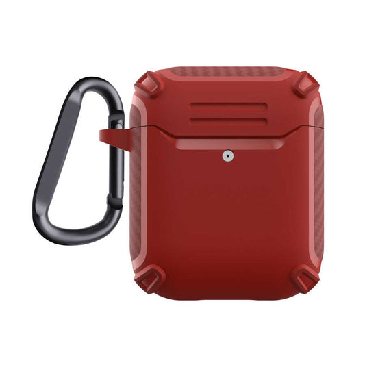 Apple Airpods Kılıf Zore Airbag 26 Silikon Kırmızı