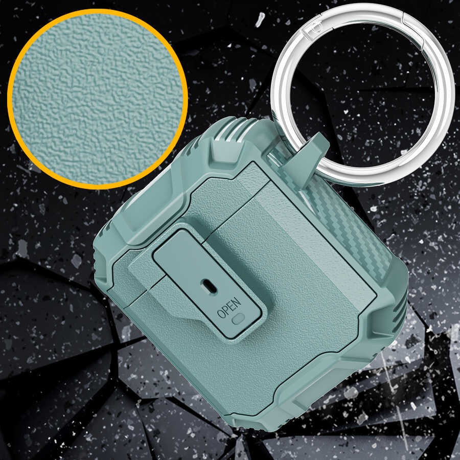 Apple Airpods Kılıf Zore Airbag 27 Silikon Siyah