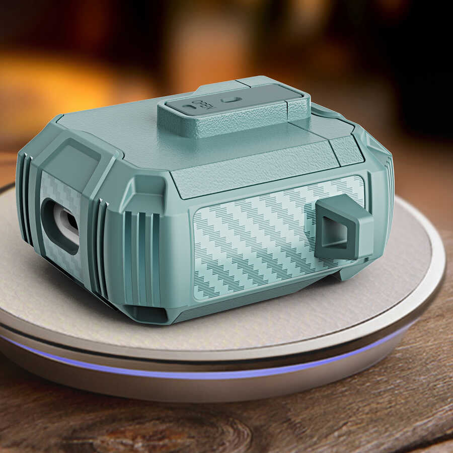 Apple Airpods Kılıf Zore Airbag 27 Silikon Siyah