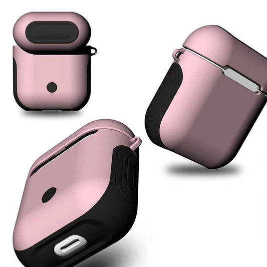 Apple Airpods Kılıf Zore Shockproof Silikon Pembe