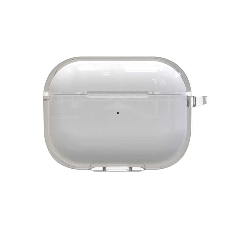 Apple Airpods Pro 2 Kılıf Şeffaf Kristal Silikon Zore Airbag 14 Kılıf Renksiz