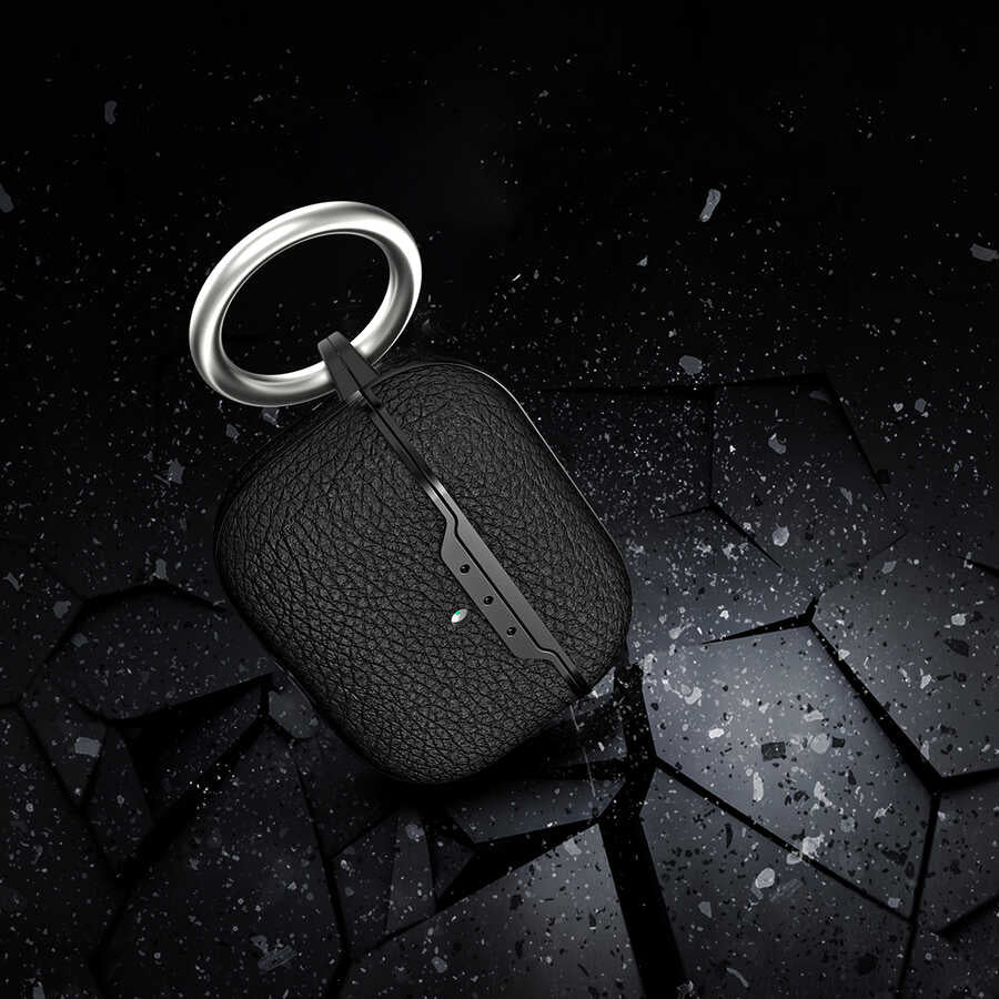 Apple Airpods Pro 2 Kılıf Zore Airbag 03 Silikon Siyah